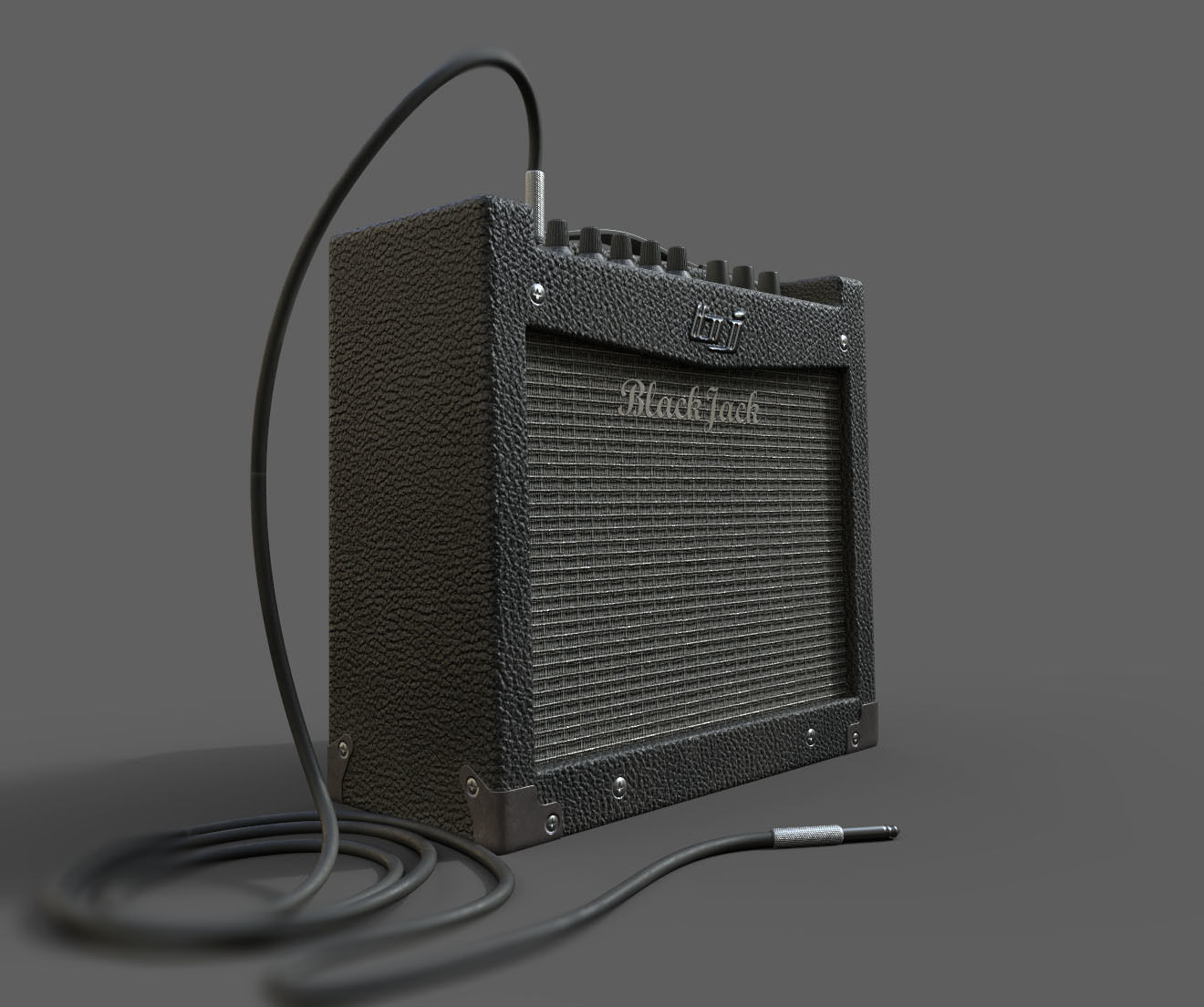 Guitar Amplifiers 3D model_2