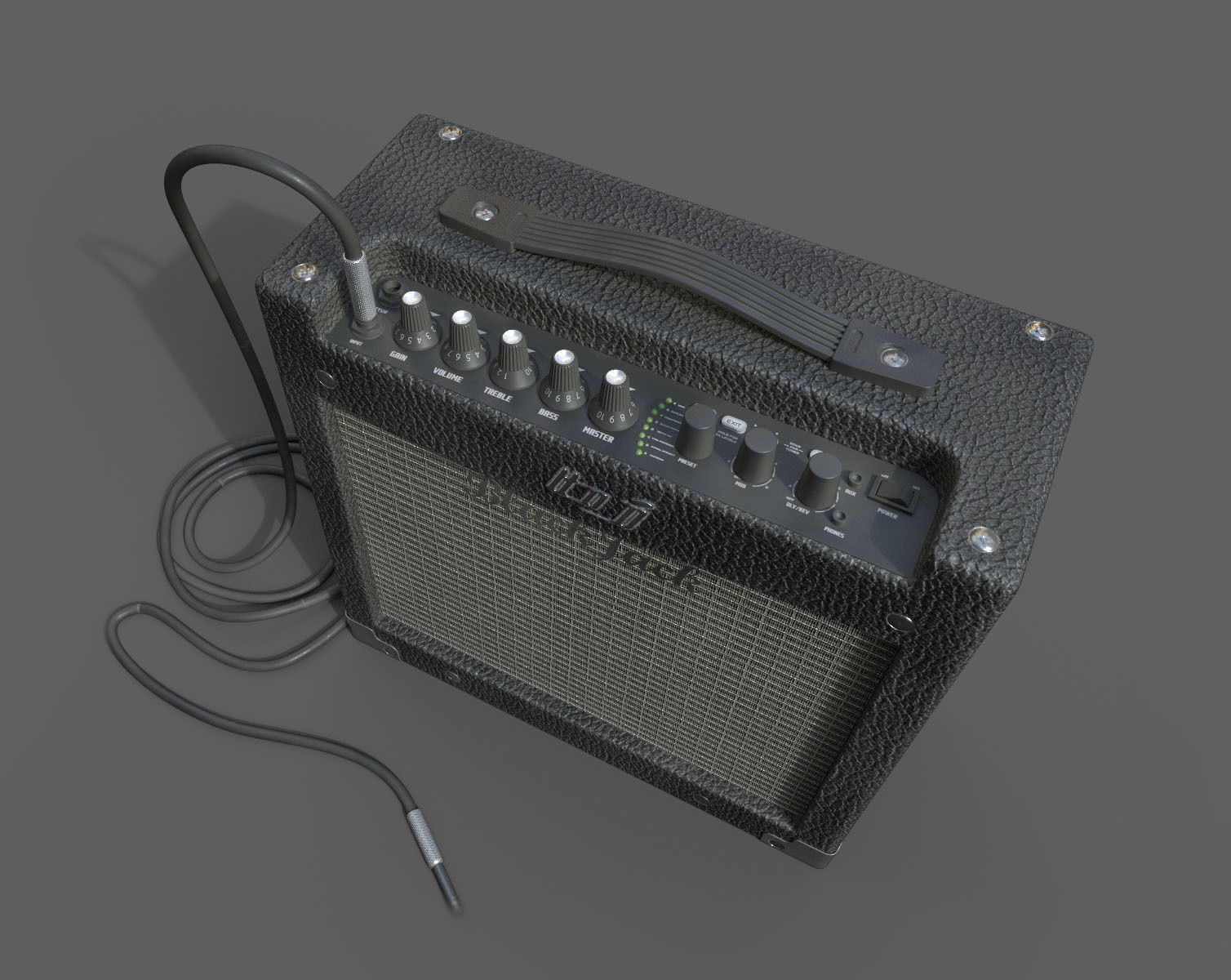Guitar Amplifiers 3D model_1