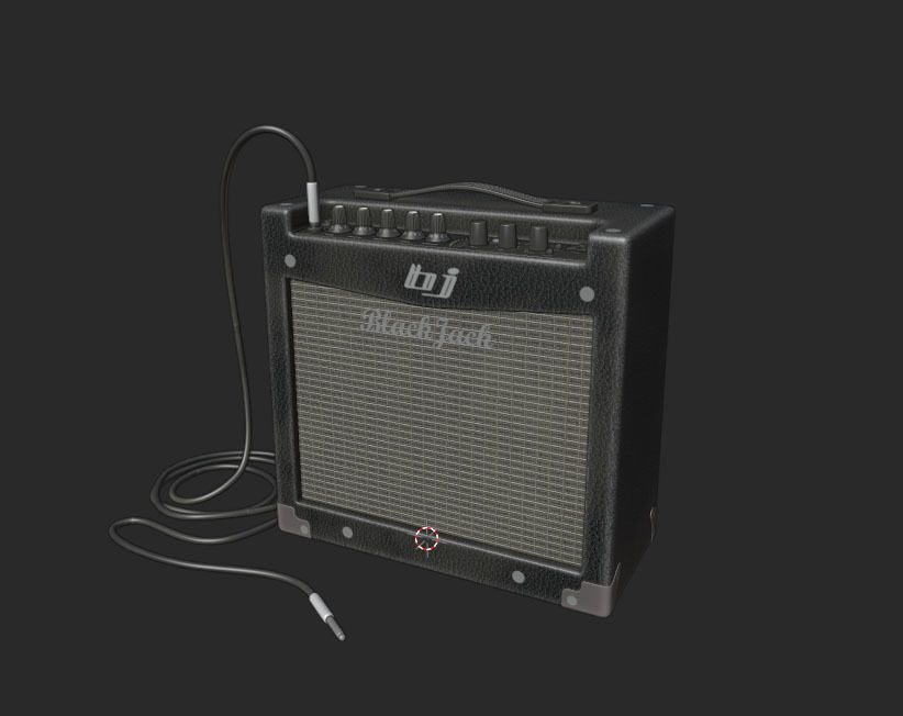 Guitar Amplifiers 3D model_4