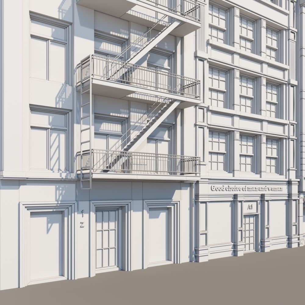 Architectural facades volA8  3D model_3