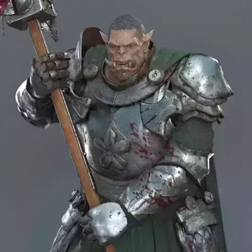 Guerrier  Orc 3d print Figurine