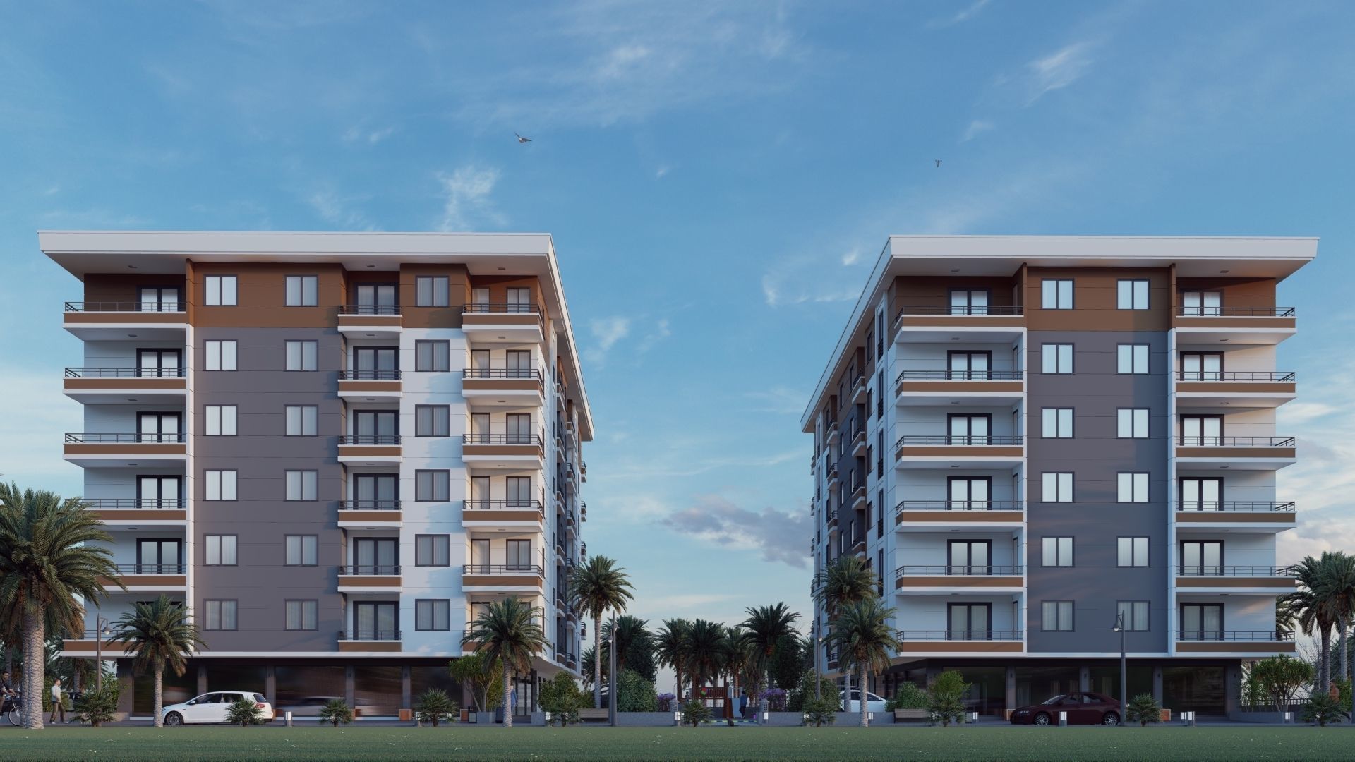 Buildings High Quality Exterior Scene Lumion 10 3D model  3D model_1