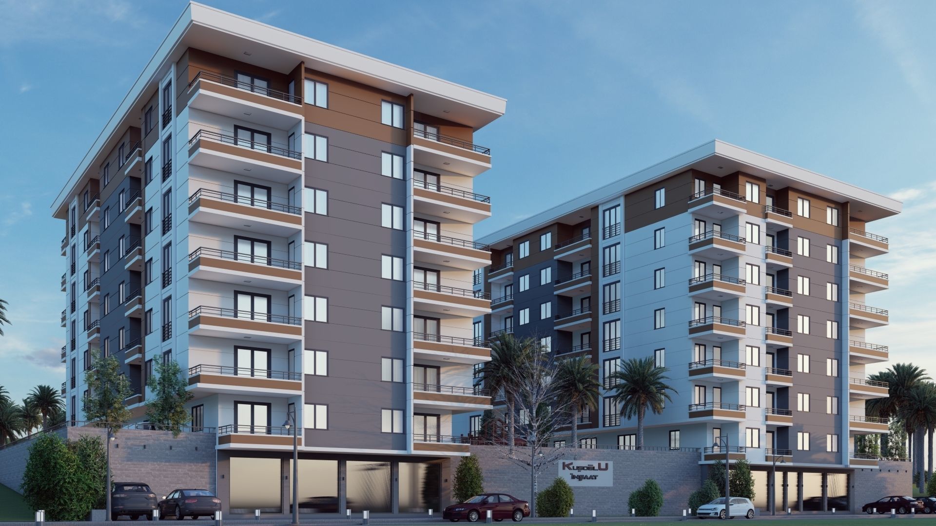 Buildings High Quality Exterior Scene Lumion 10 3D model  3D model_3