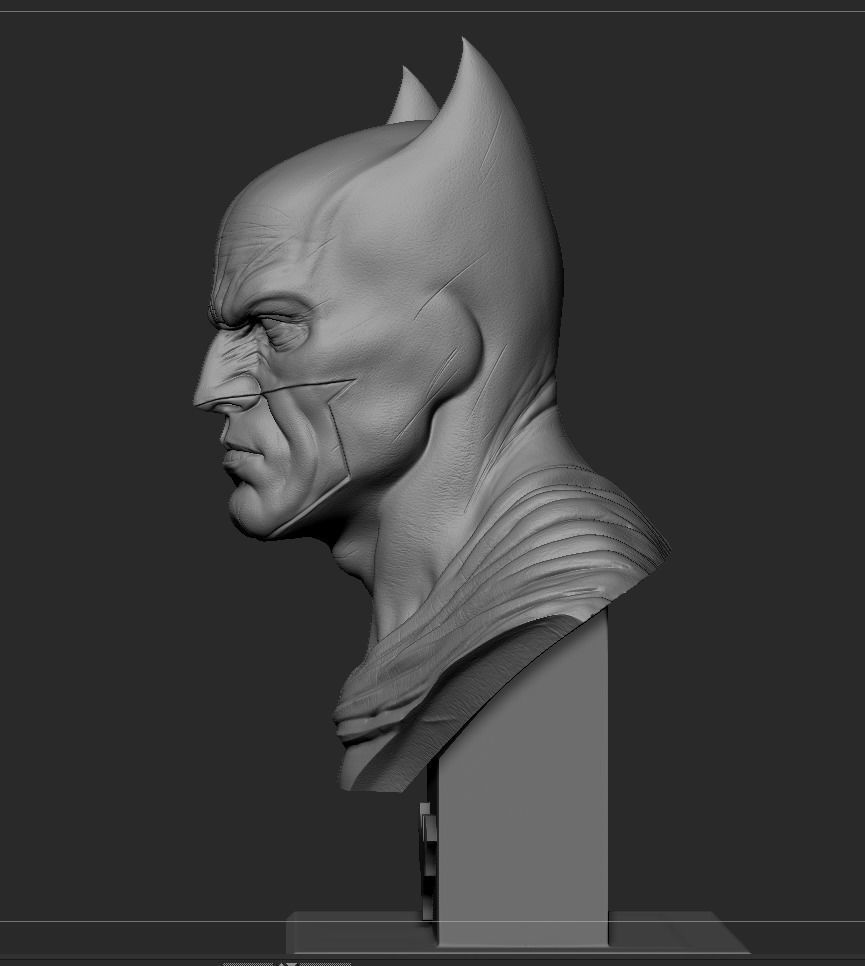 Batman Bust 3D print model_13