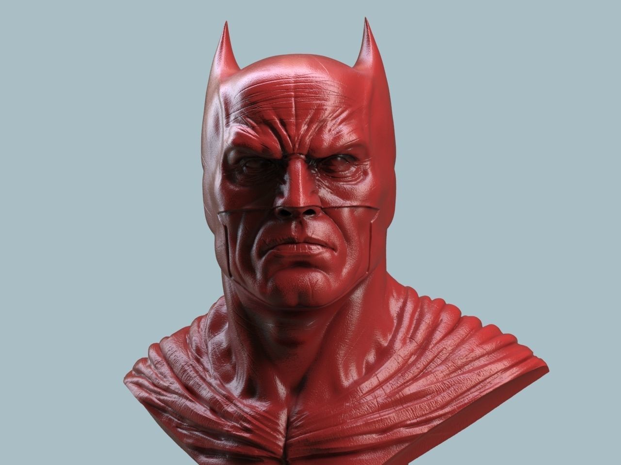 Batman Bust 3D print model_1