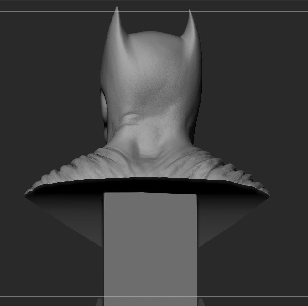 Batman Bust 3D print model_15