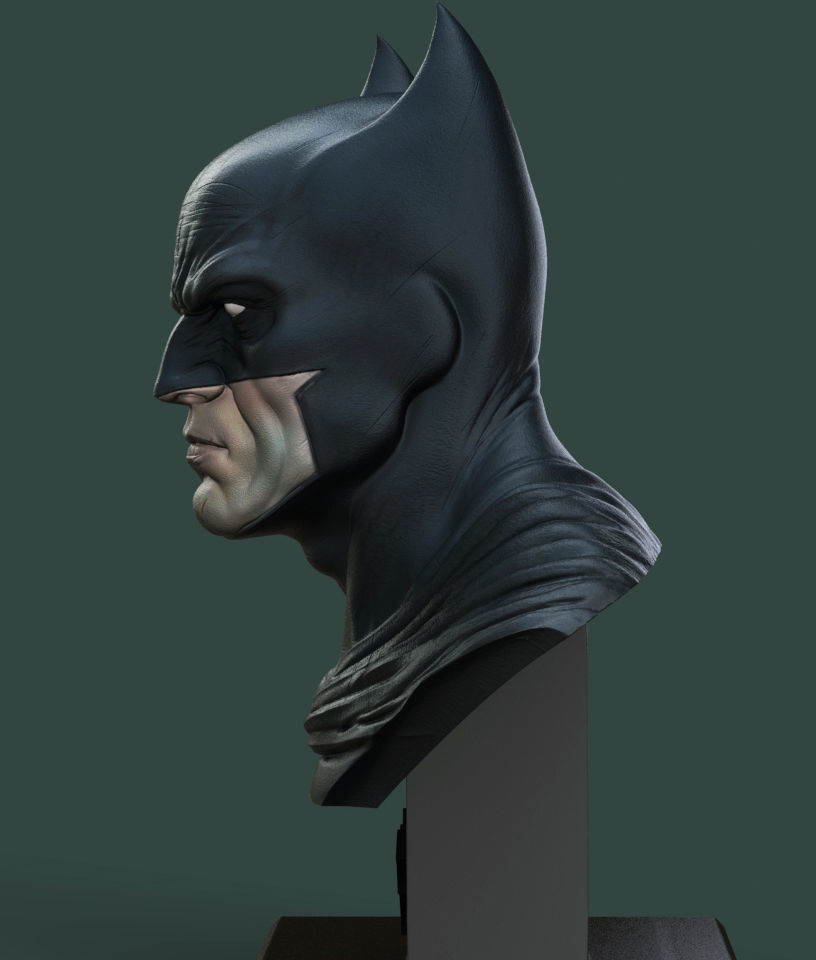 Batman Bust 3D print model_6