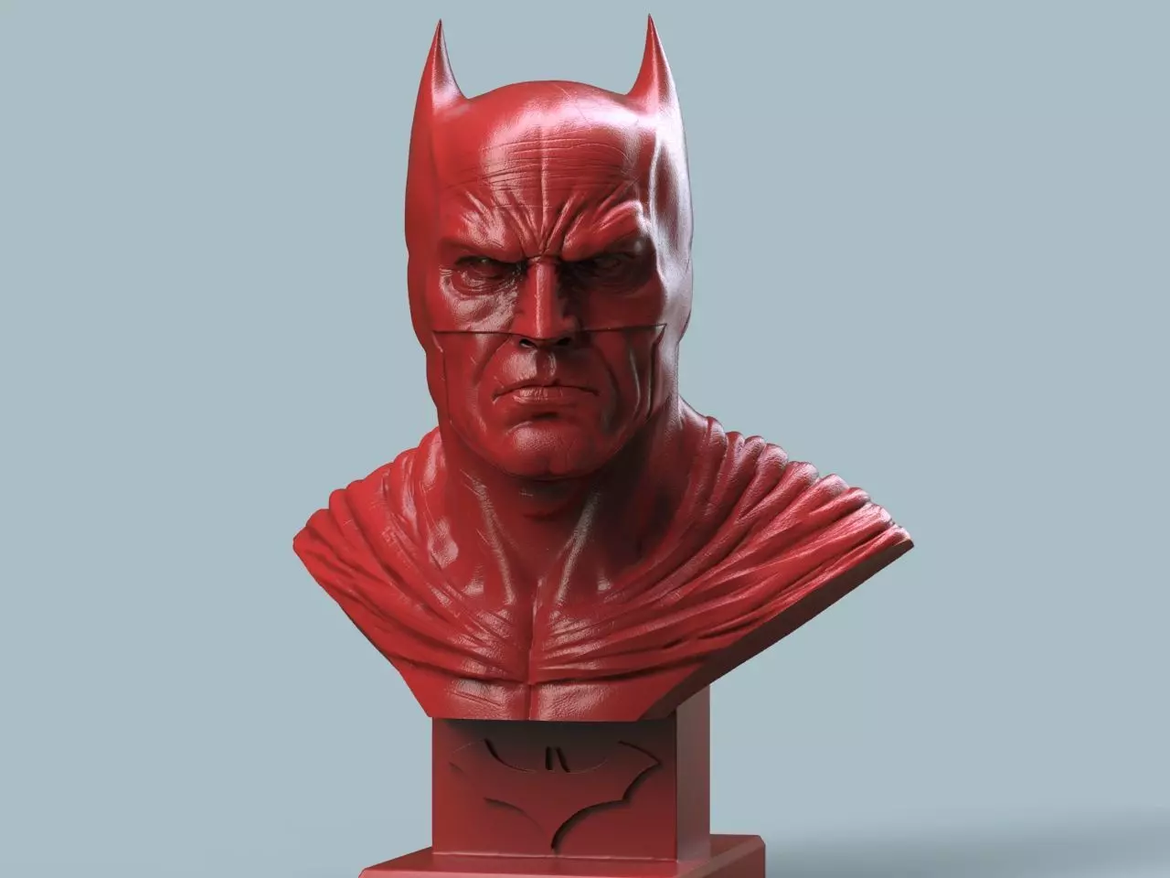 Batman Bust 3D print model_0