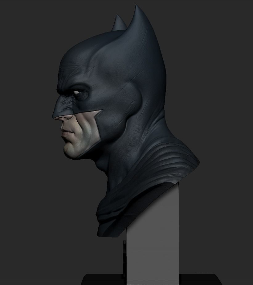 Batman Bust 3D print model_10