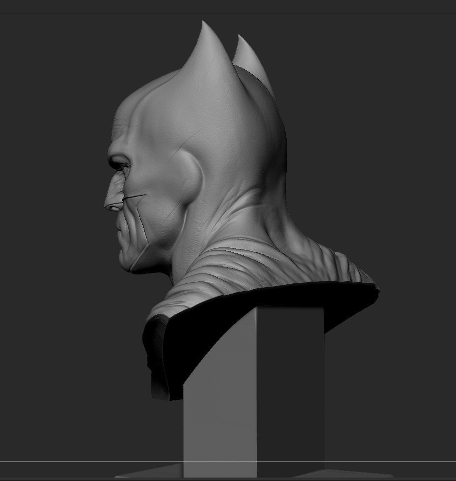 Batman Bust 3D print model_14
