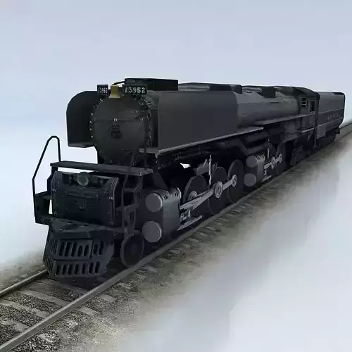 Challenger Union Pacific Low-poly 3D model