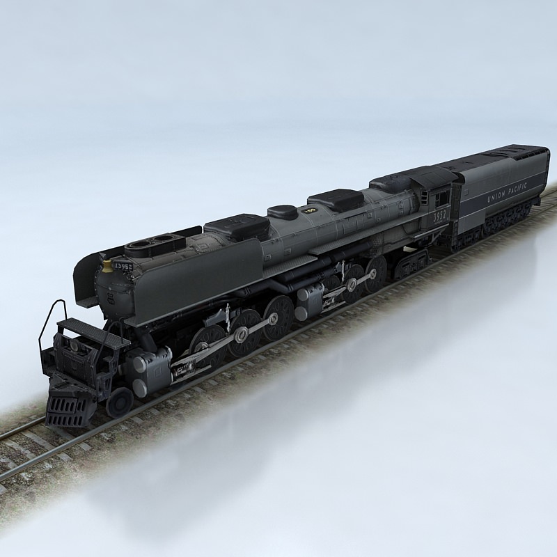Challenger Union Pacific Low-poly 3D model_1