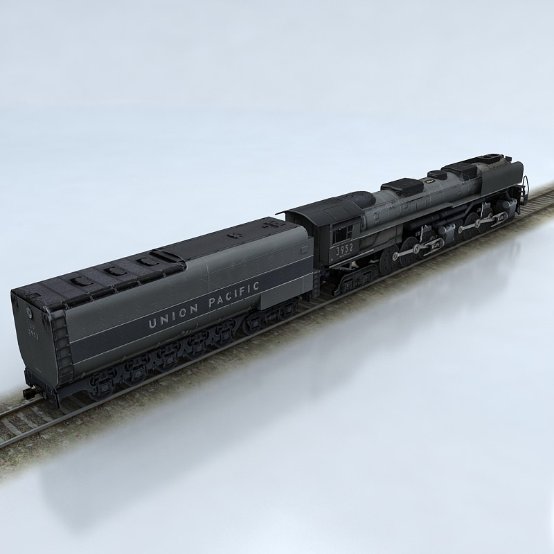 Challenger Union Pacific Low-poly 3D model_2