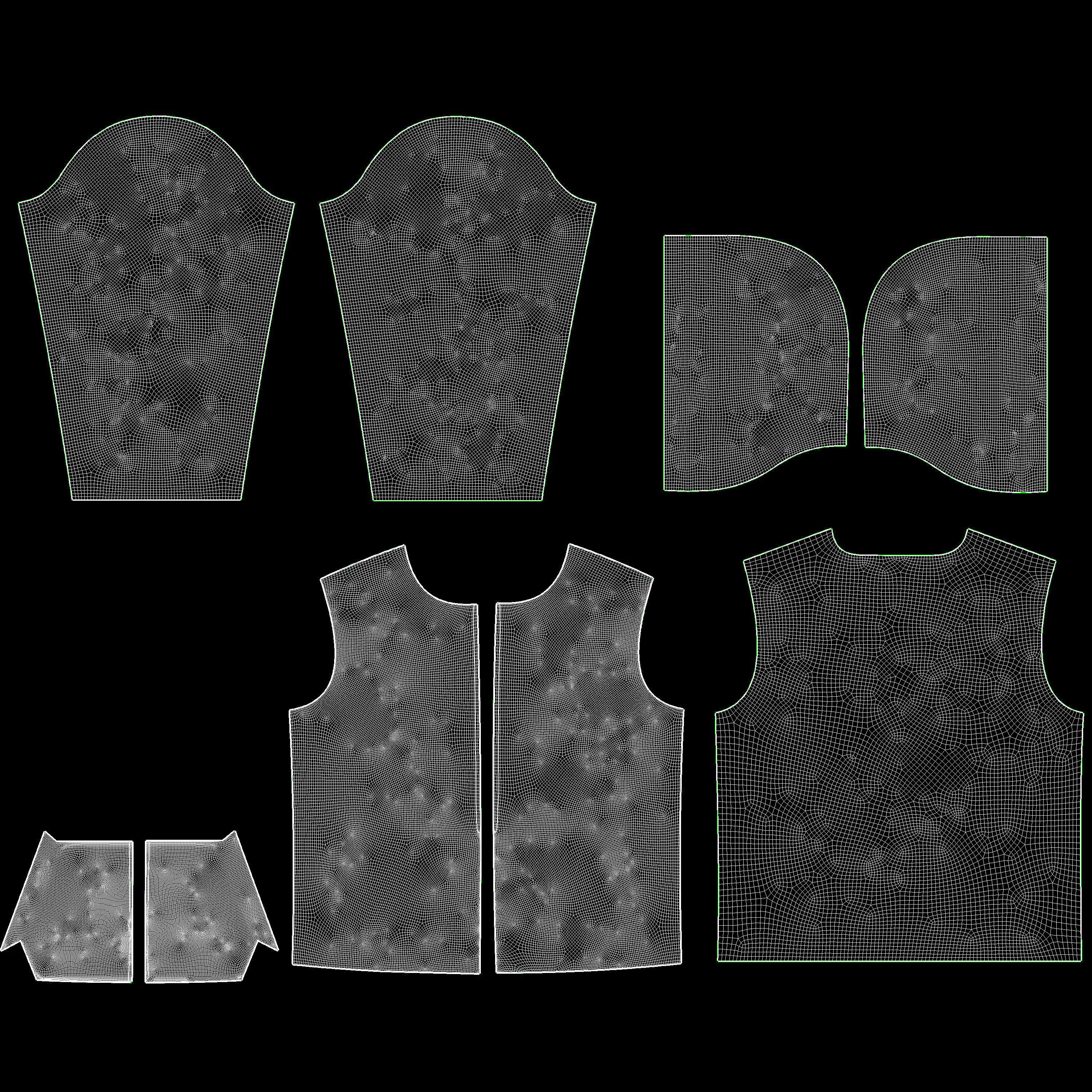 Zipped Hoodie 3D model_8