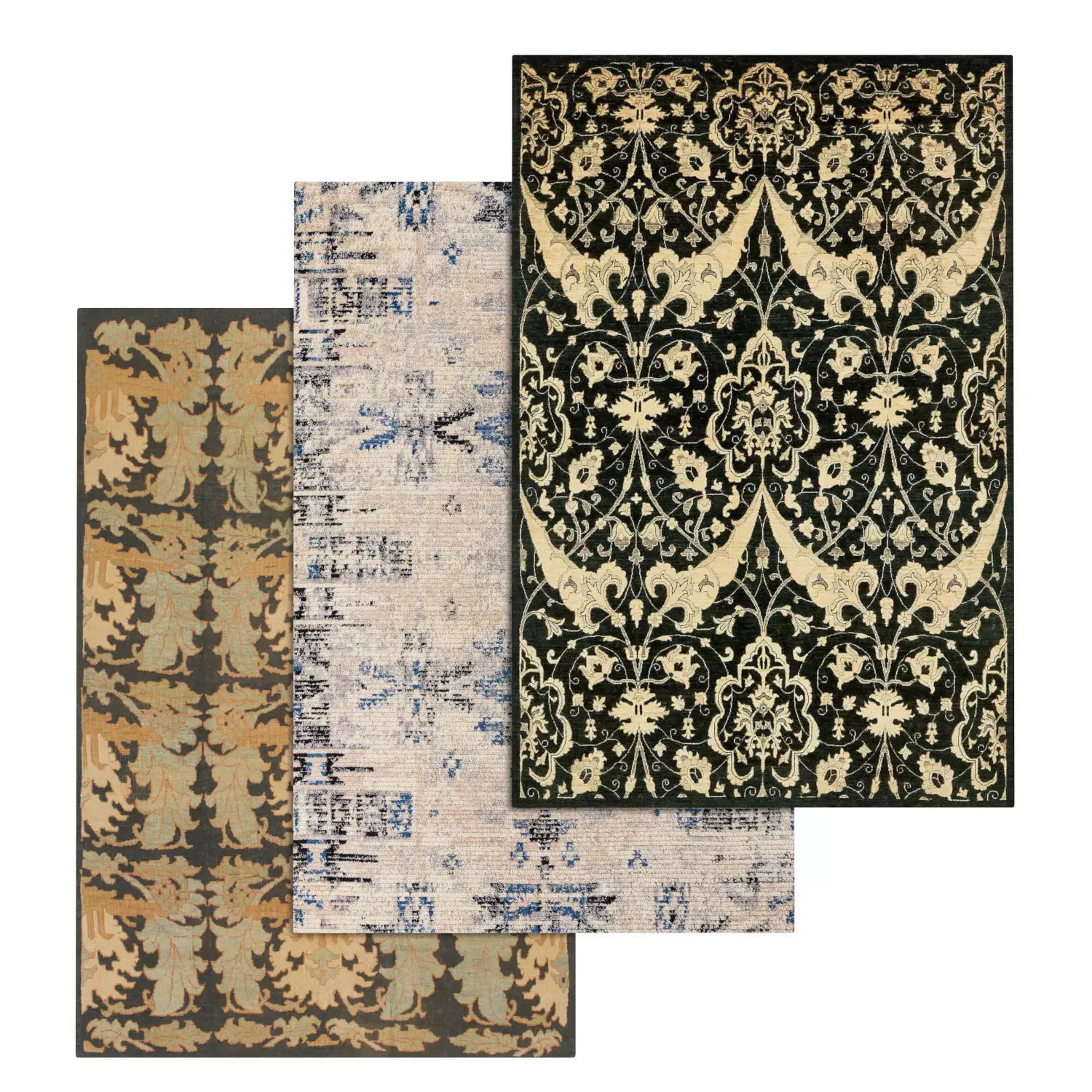 Rug Set 1958 3D model_0