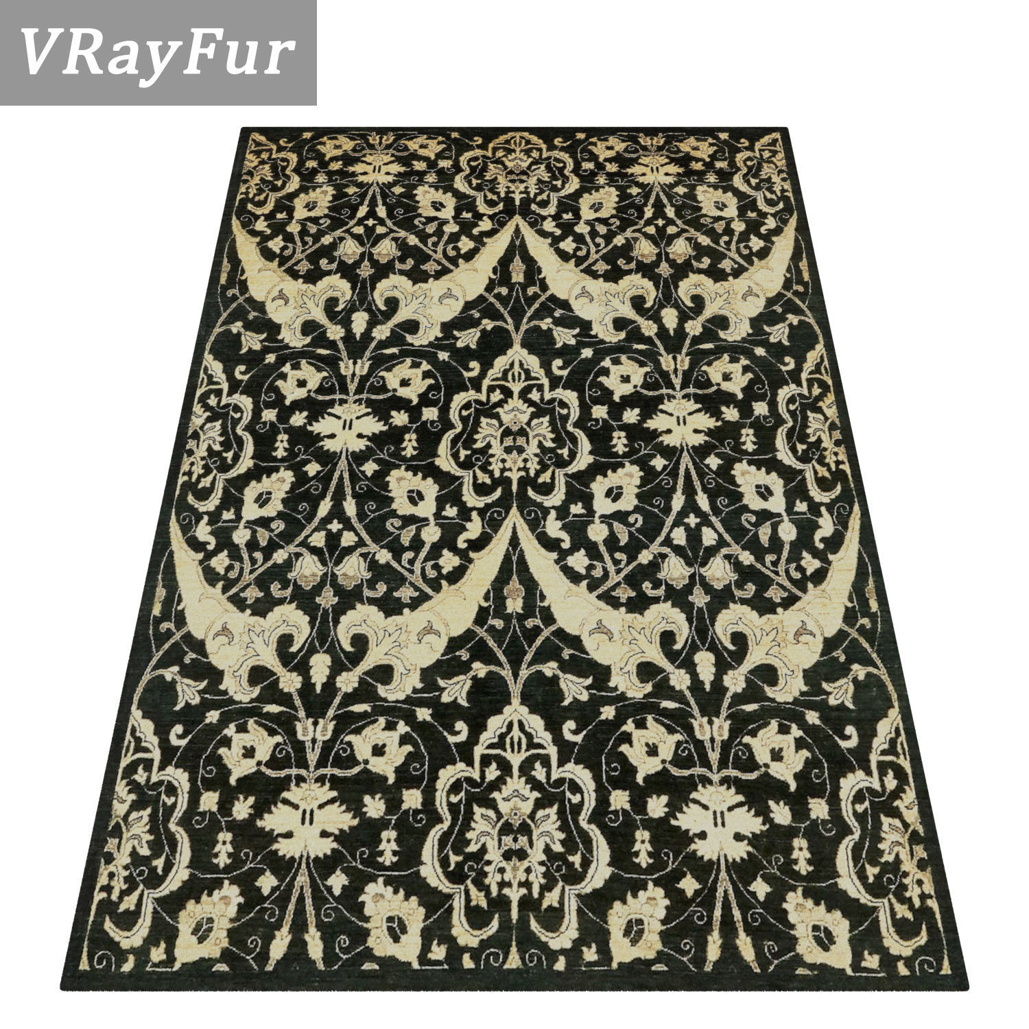 Rug Set 1958 3D model_2