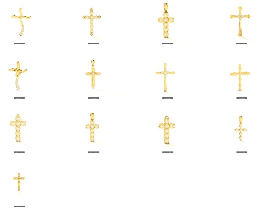 25 Jesus cross 3dm render details 3D Model Collection_1