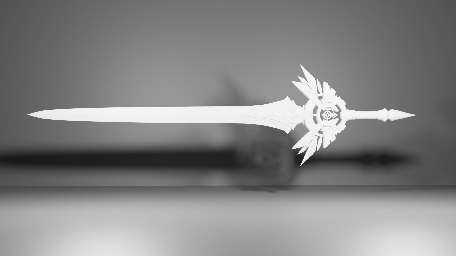 Genshin Impact  skyward blade 3D print model_5