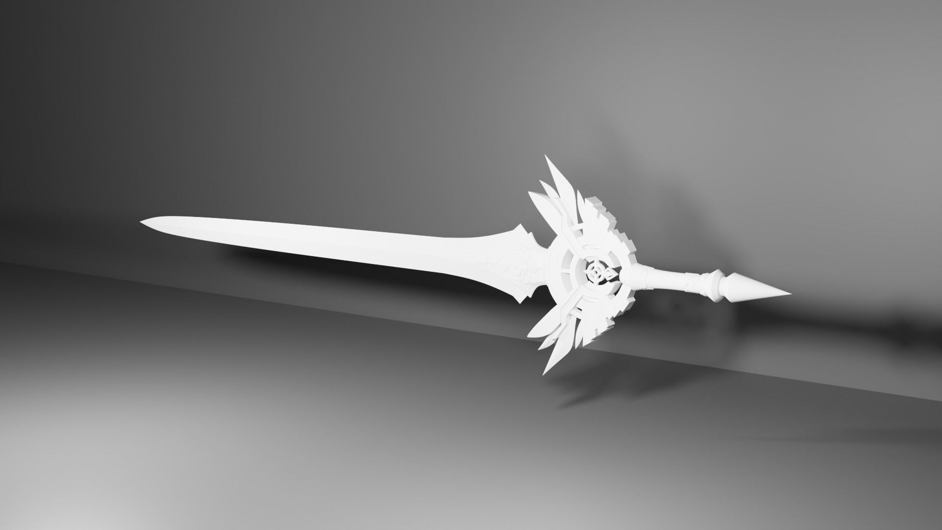 Genshin Impact  skyward blade 3D print model_8