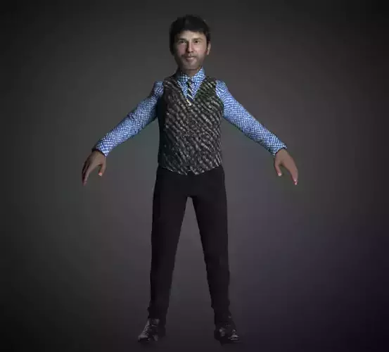 Realistic 3d Man Character