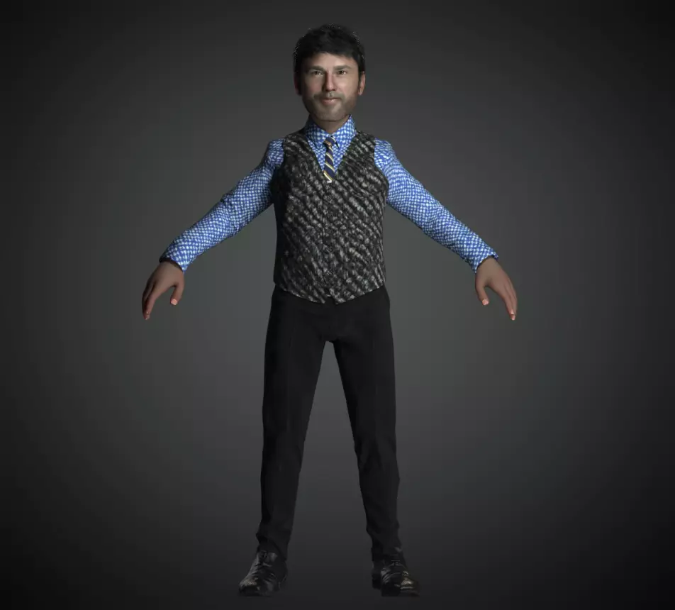 Realistic 3d Man Character 3D model
