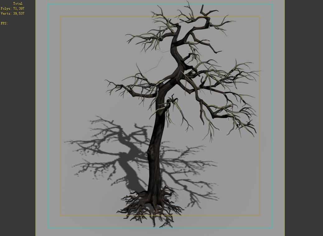 Qianhui Forest-Difu-Dead Tree 002 3D model_4