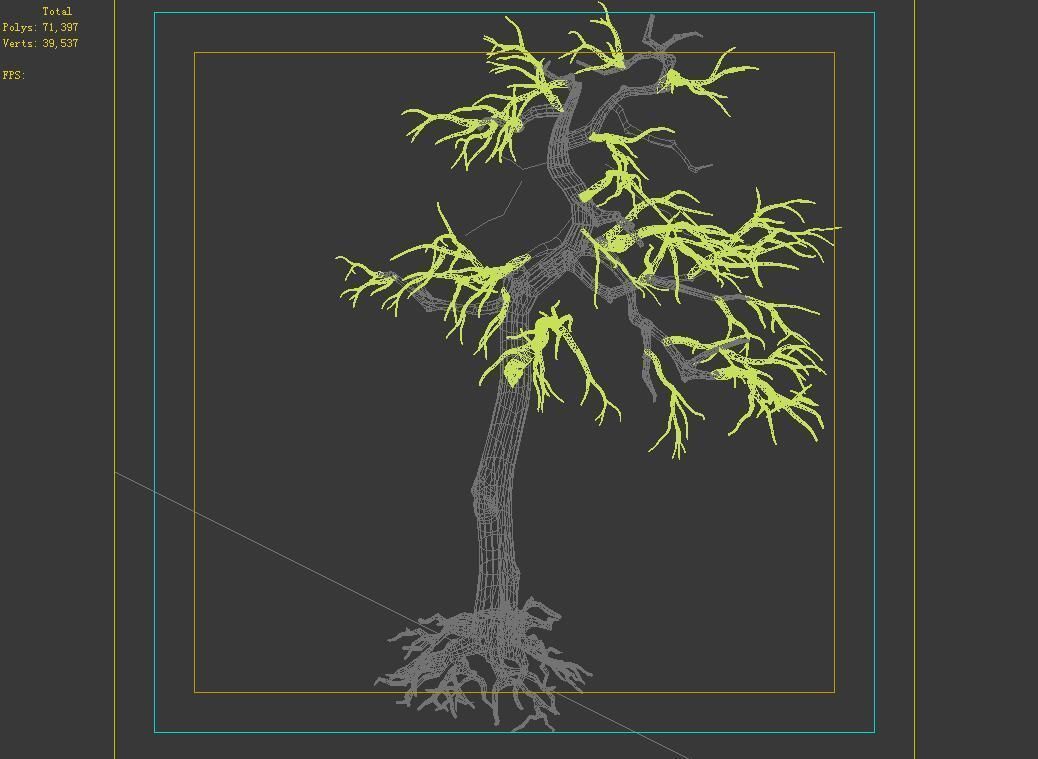 Qianhui Forest-Difu-Dead Tree 002 3D model_3