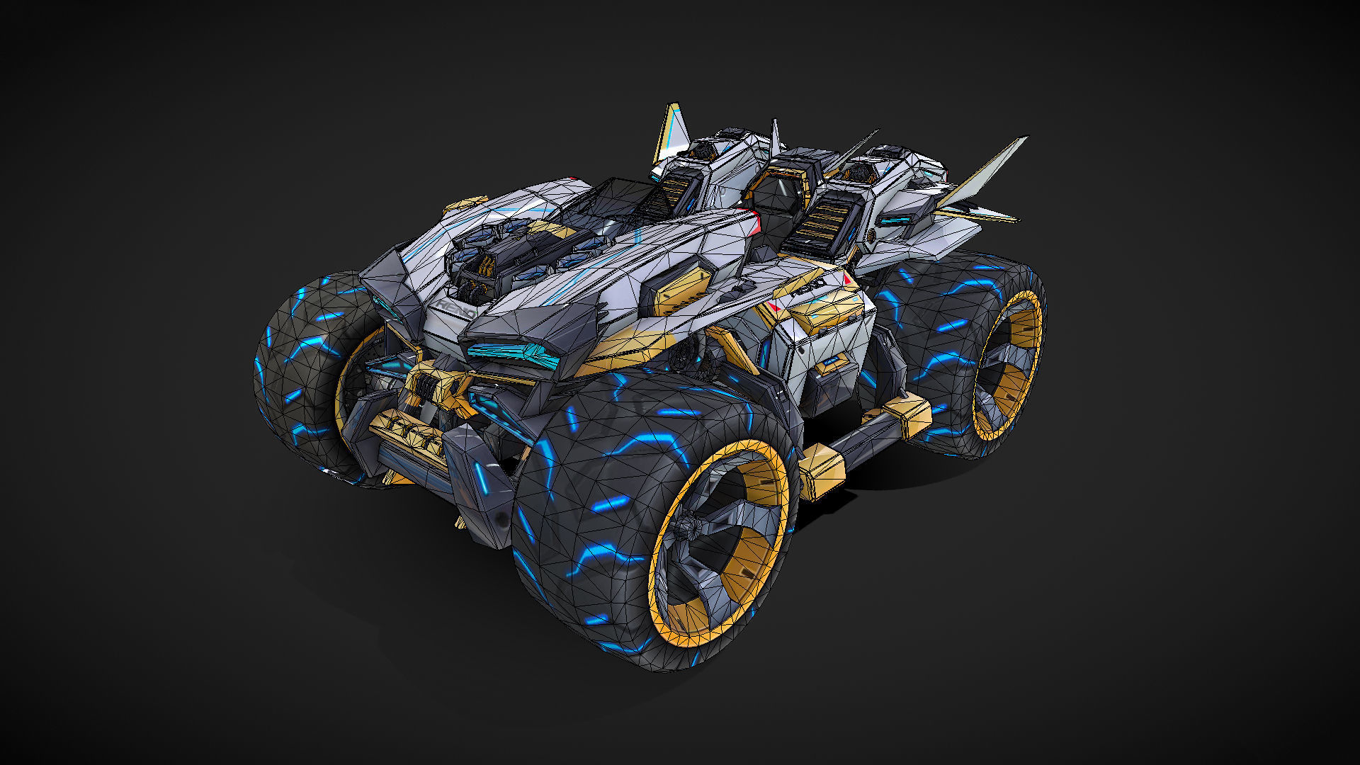 Renault Race Car 3D Model 3D model_5