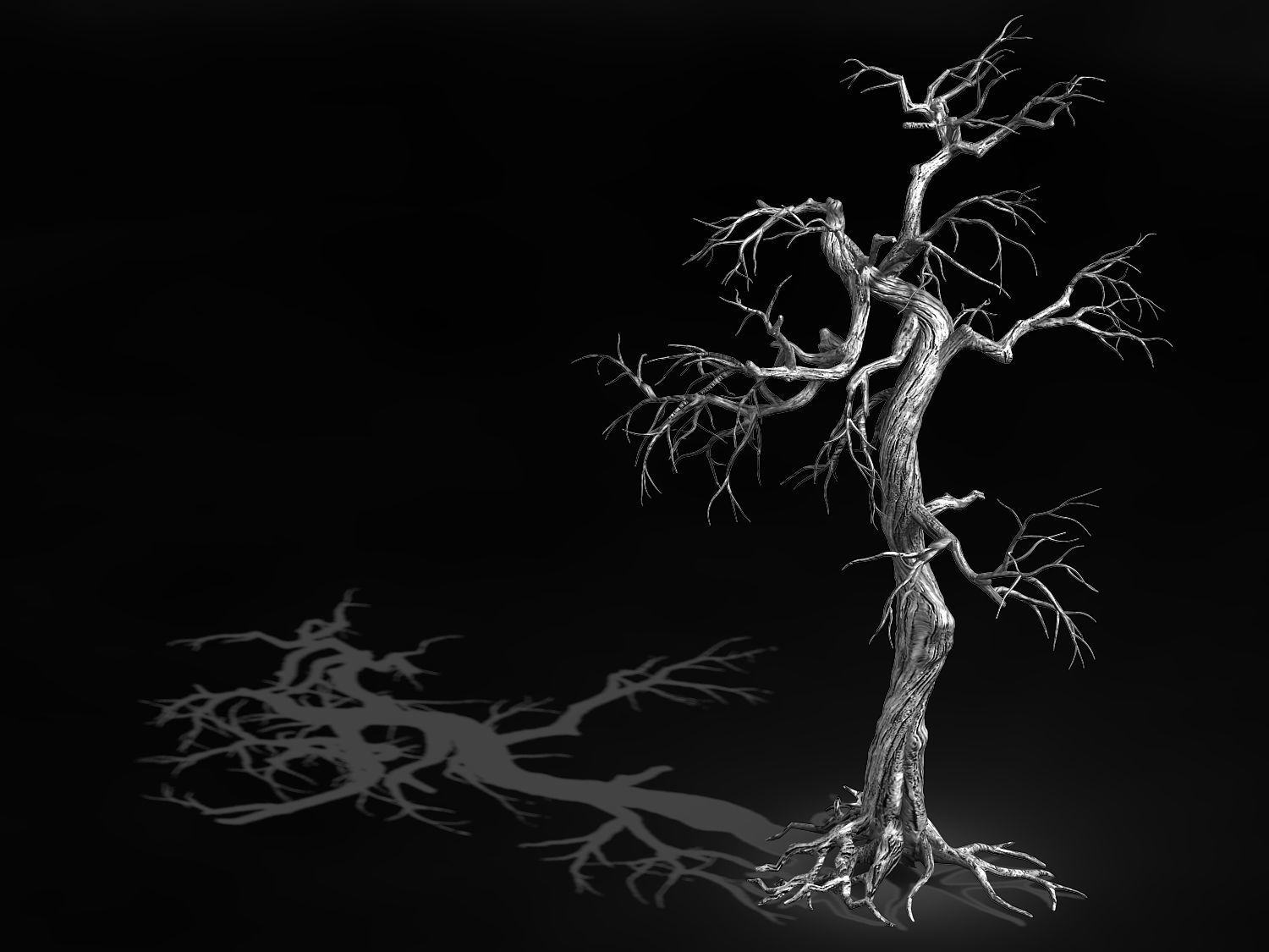 Qianhui Forest-Difu-Dead Tree 003 3D model_2