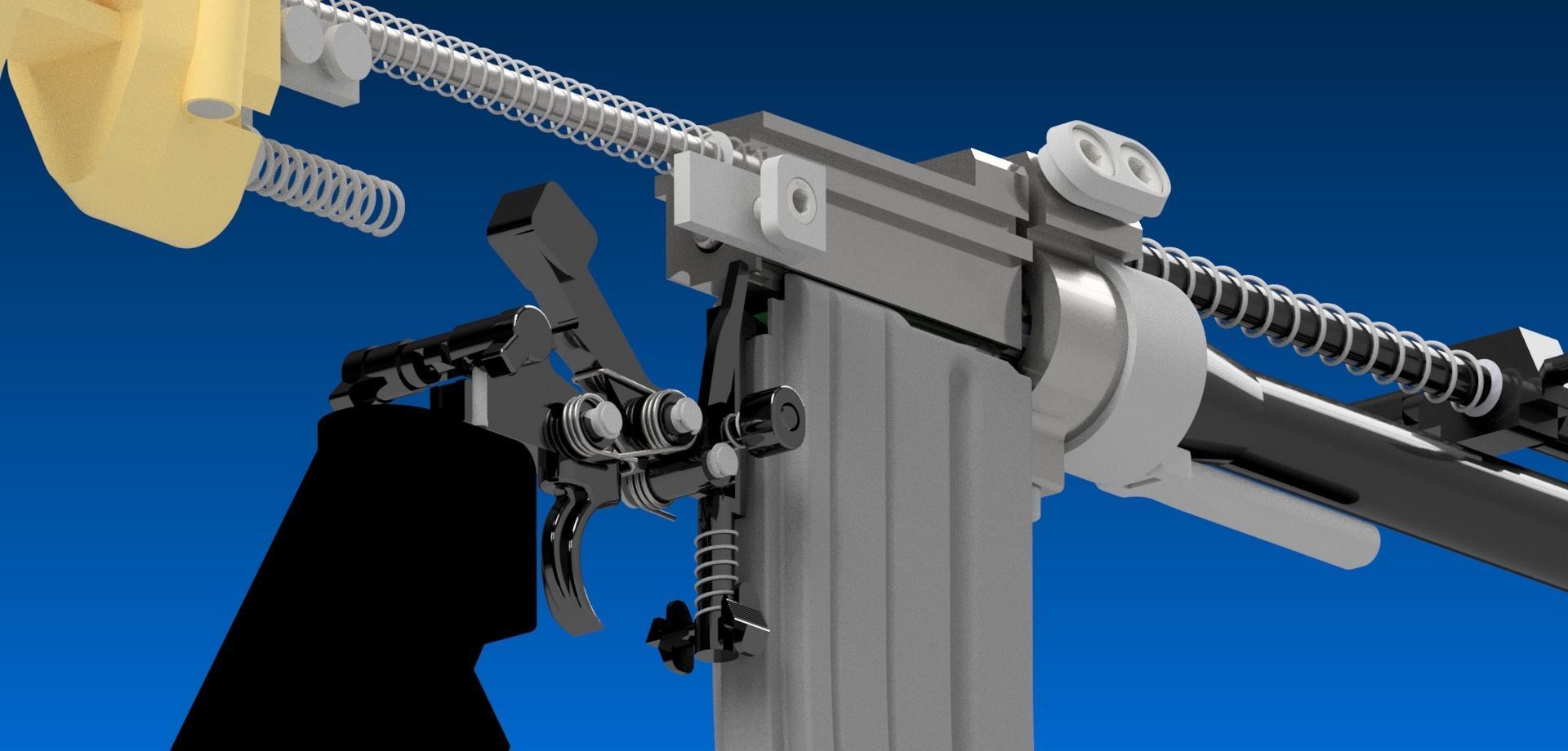 AH-14 Assault Rifle 3D model_3