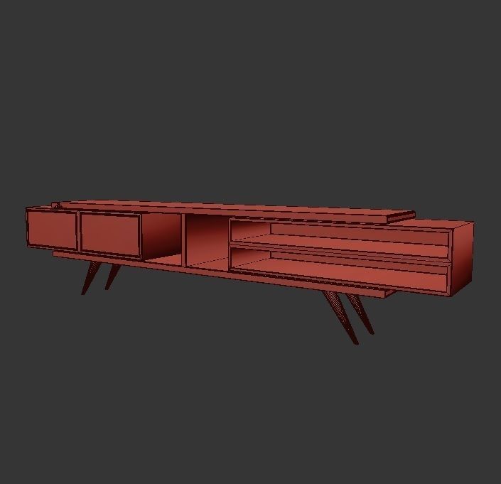 STM-D tv stand model 222 Low-poly 3D model_16