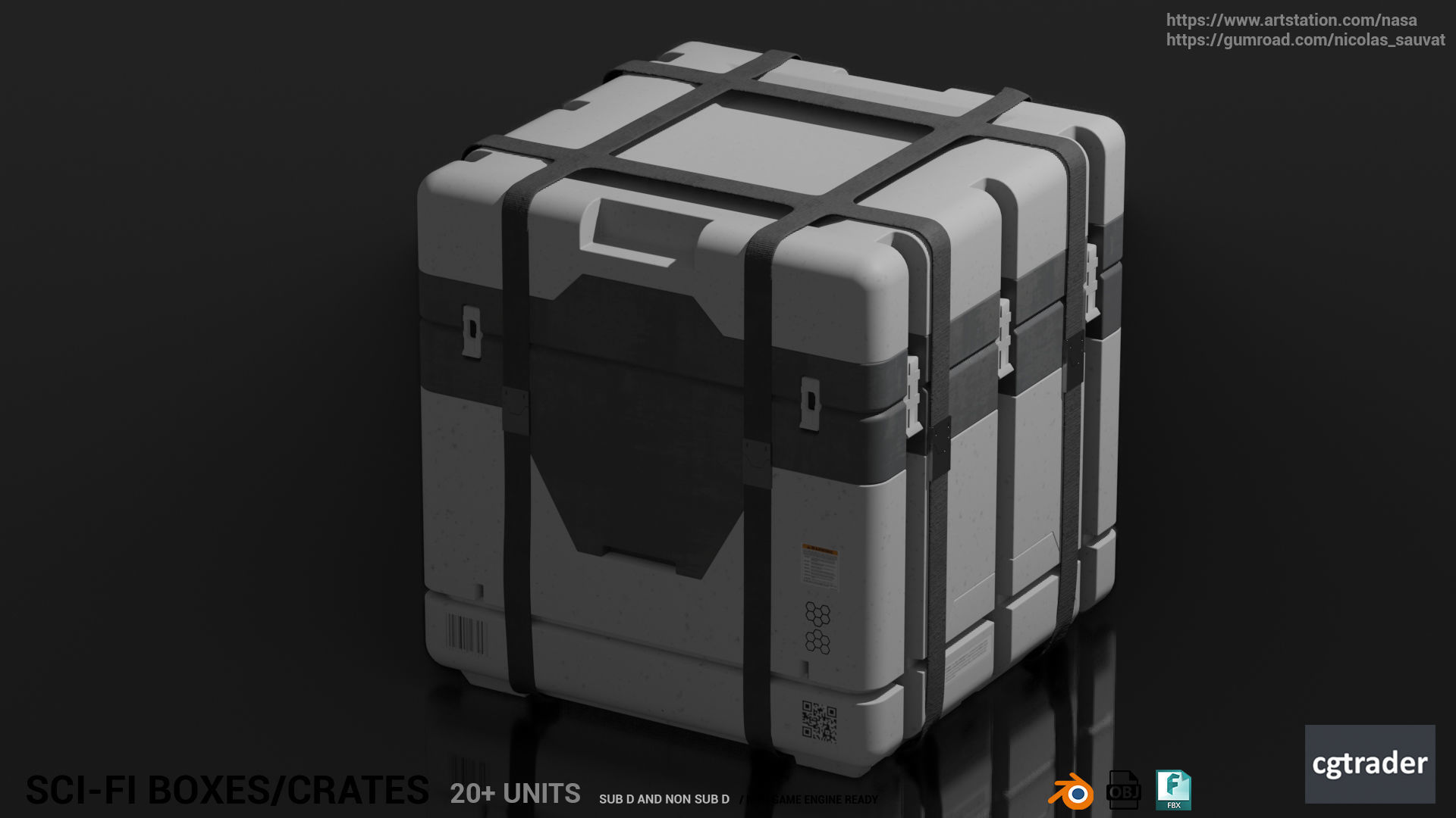 SCI-FI BOXES KIT 3D model_3