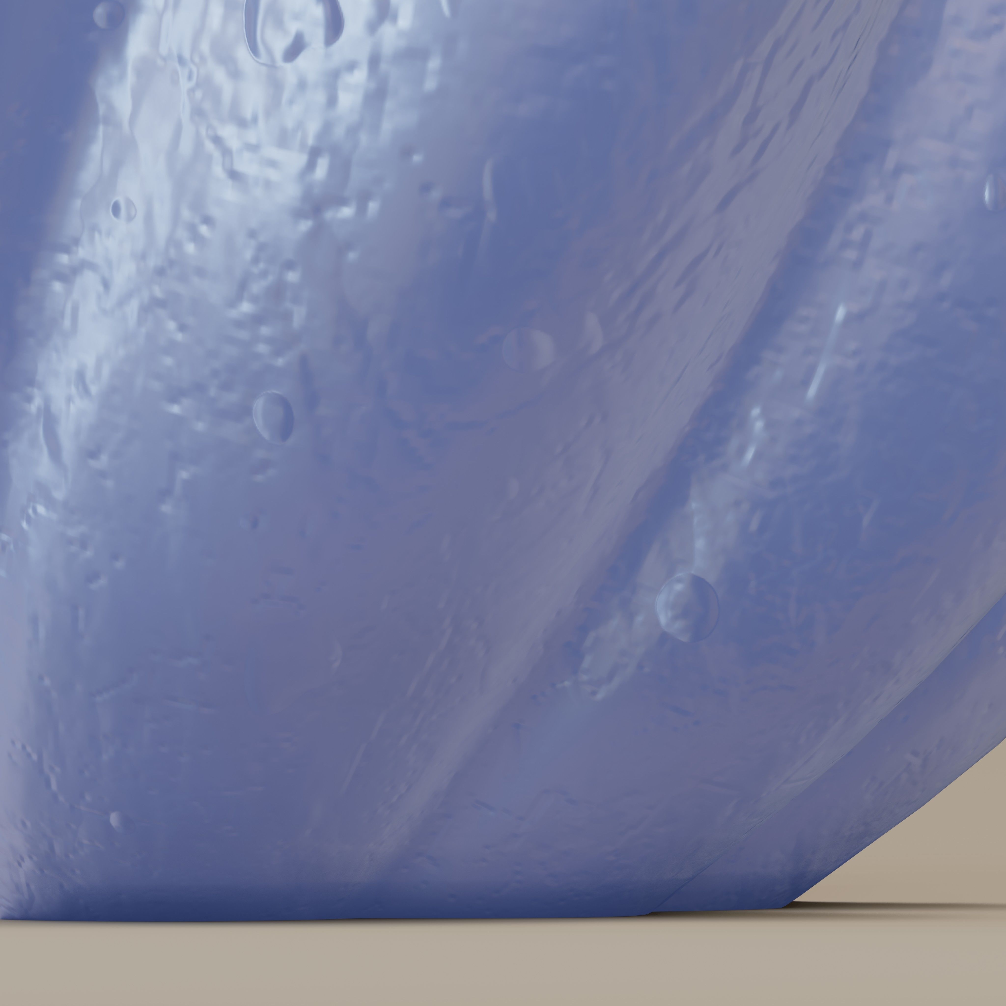  Twisted pear shaped candle  3D model_3