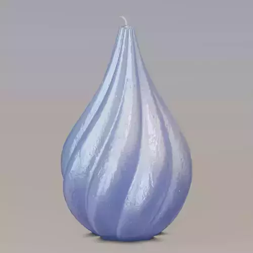 Twisted pear shaped candle 