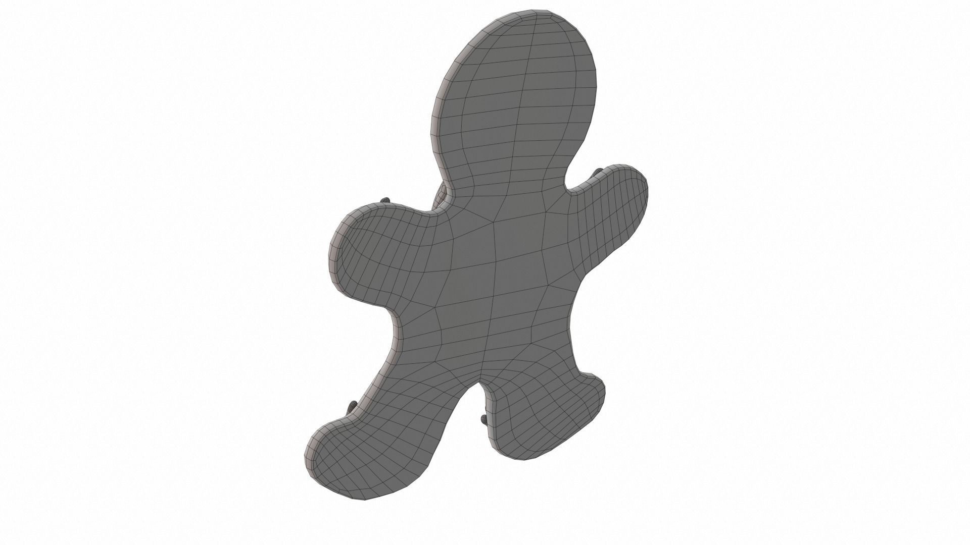 Gingerbread Man 3D model_15