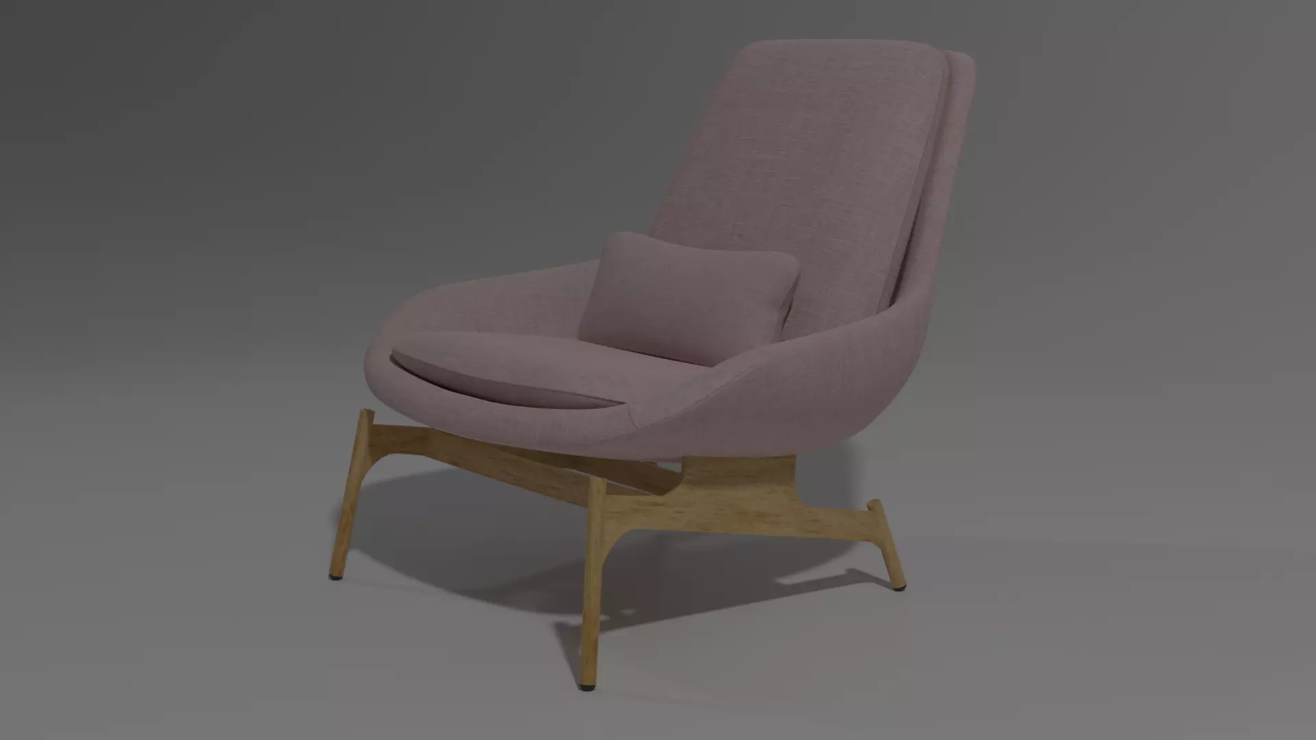 Chair lounge 3D model_0
