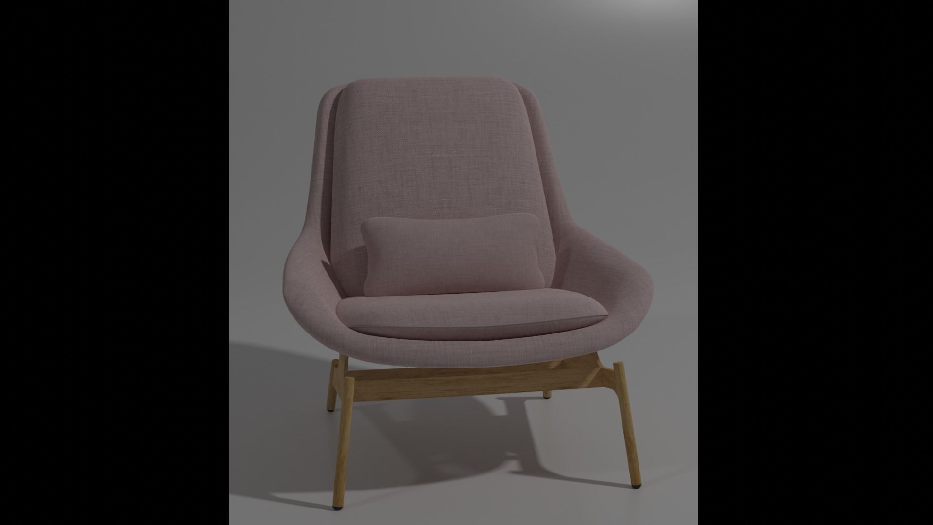 Chair lounge 3D model_6