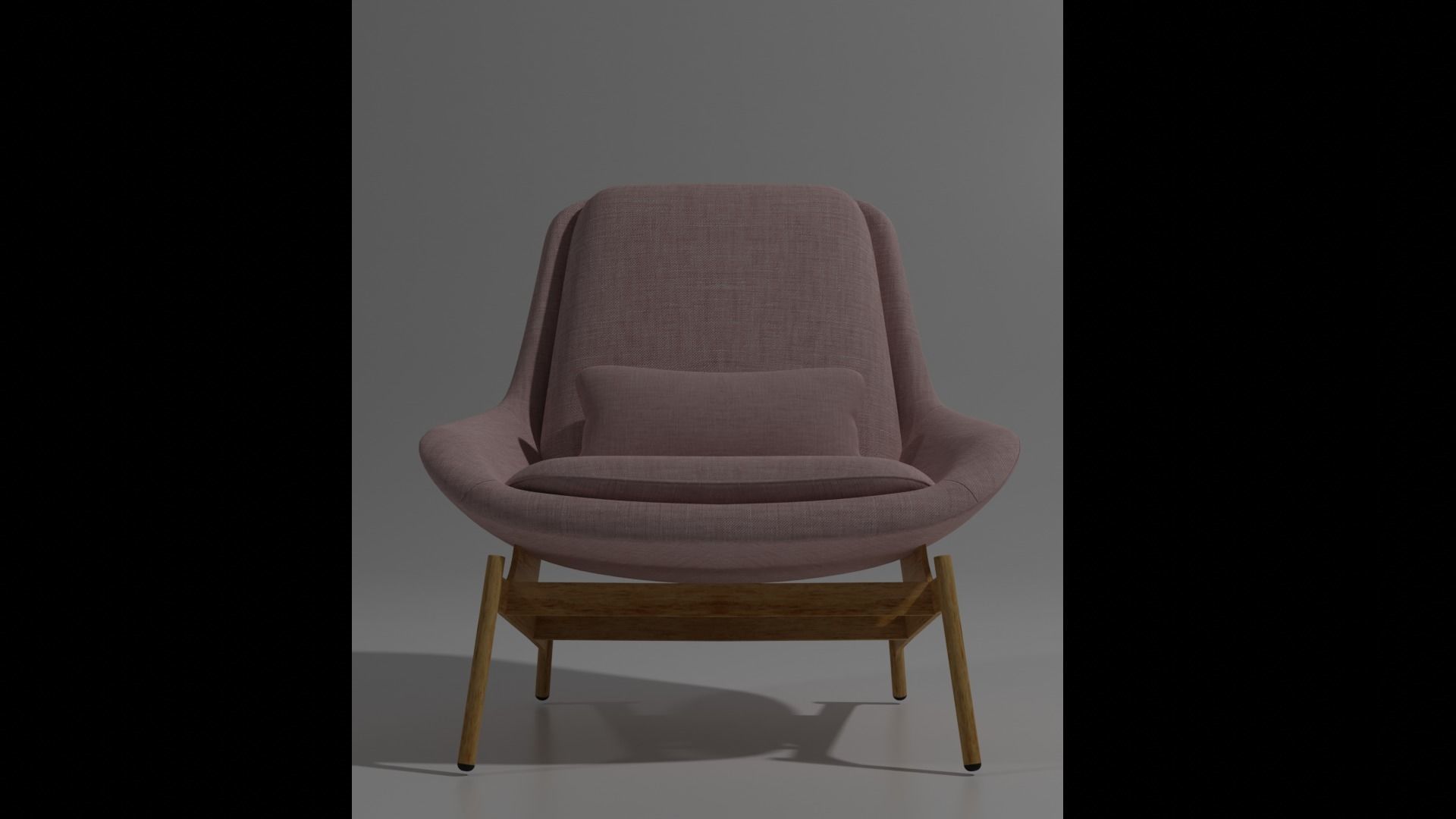 Chair lounge 3D model_7