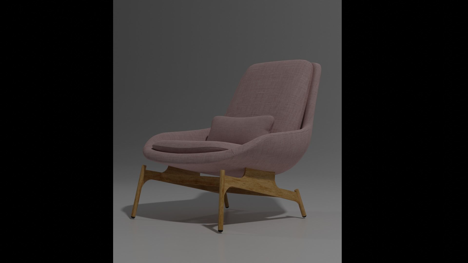 Chair lounge 3D model_9