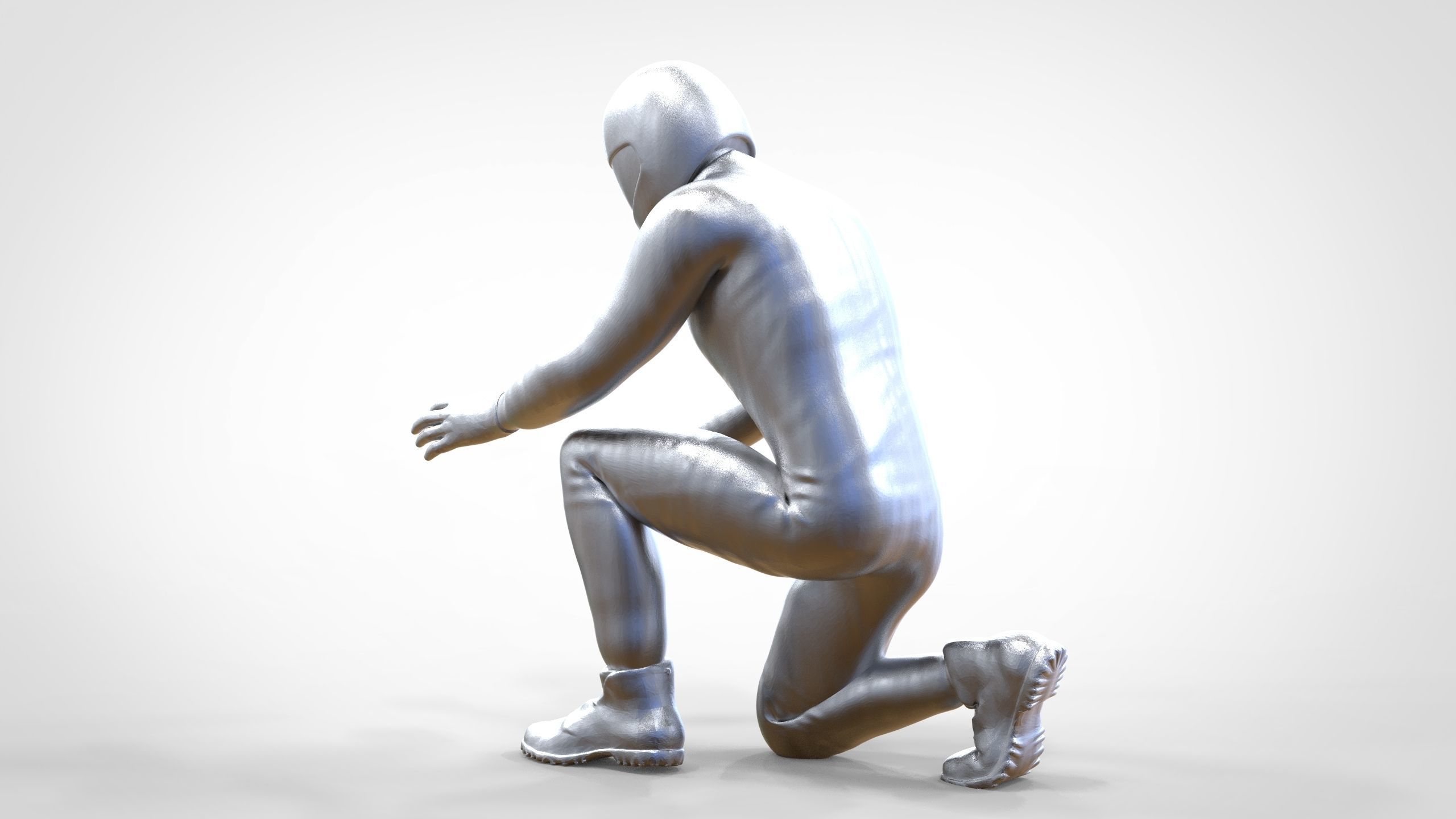 N2 Mechanic or pit crew 1 64 Miniature 3D print model_24