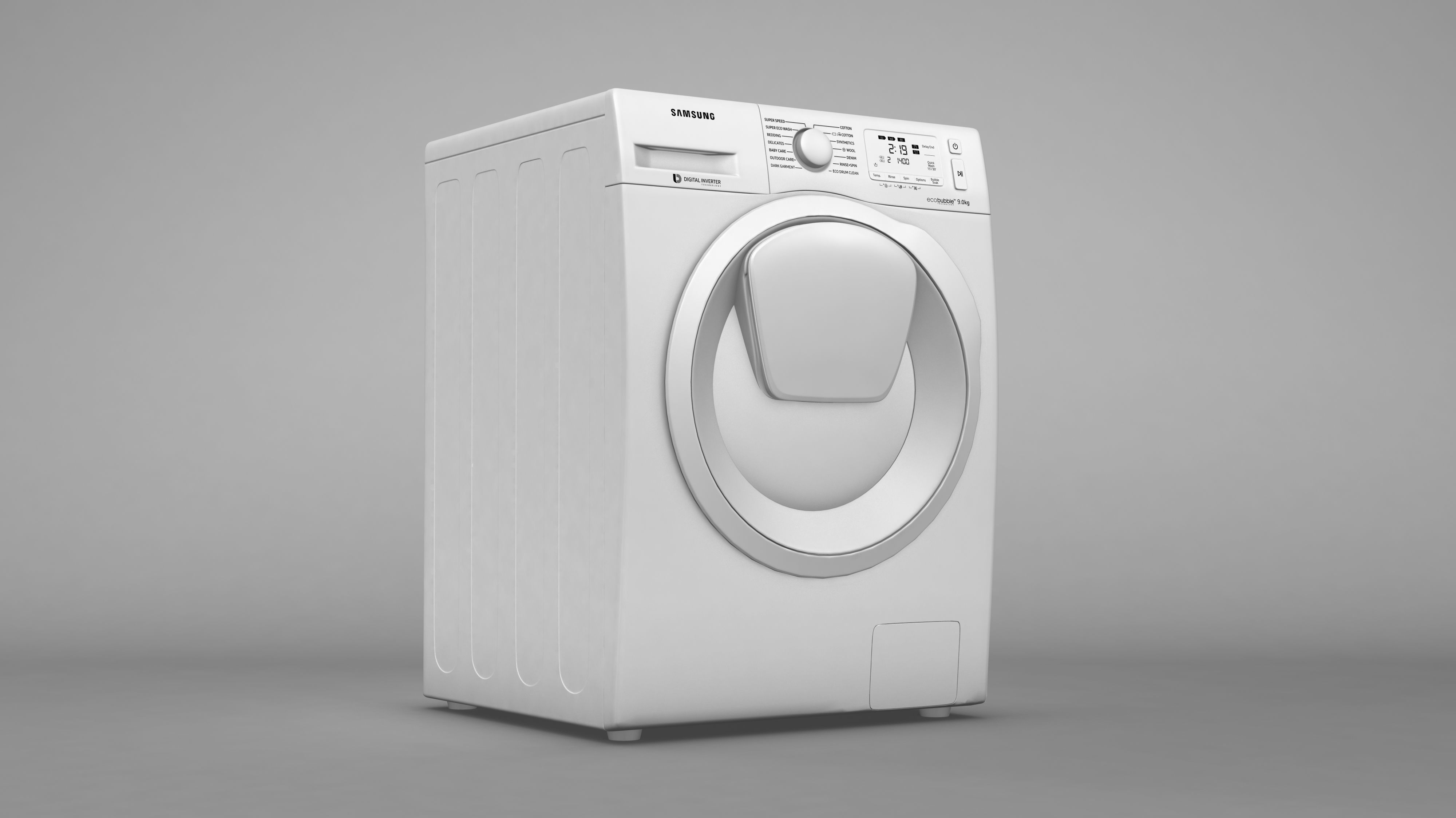 Samsung AddWash Washing Machine 3D model_11