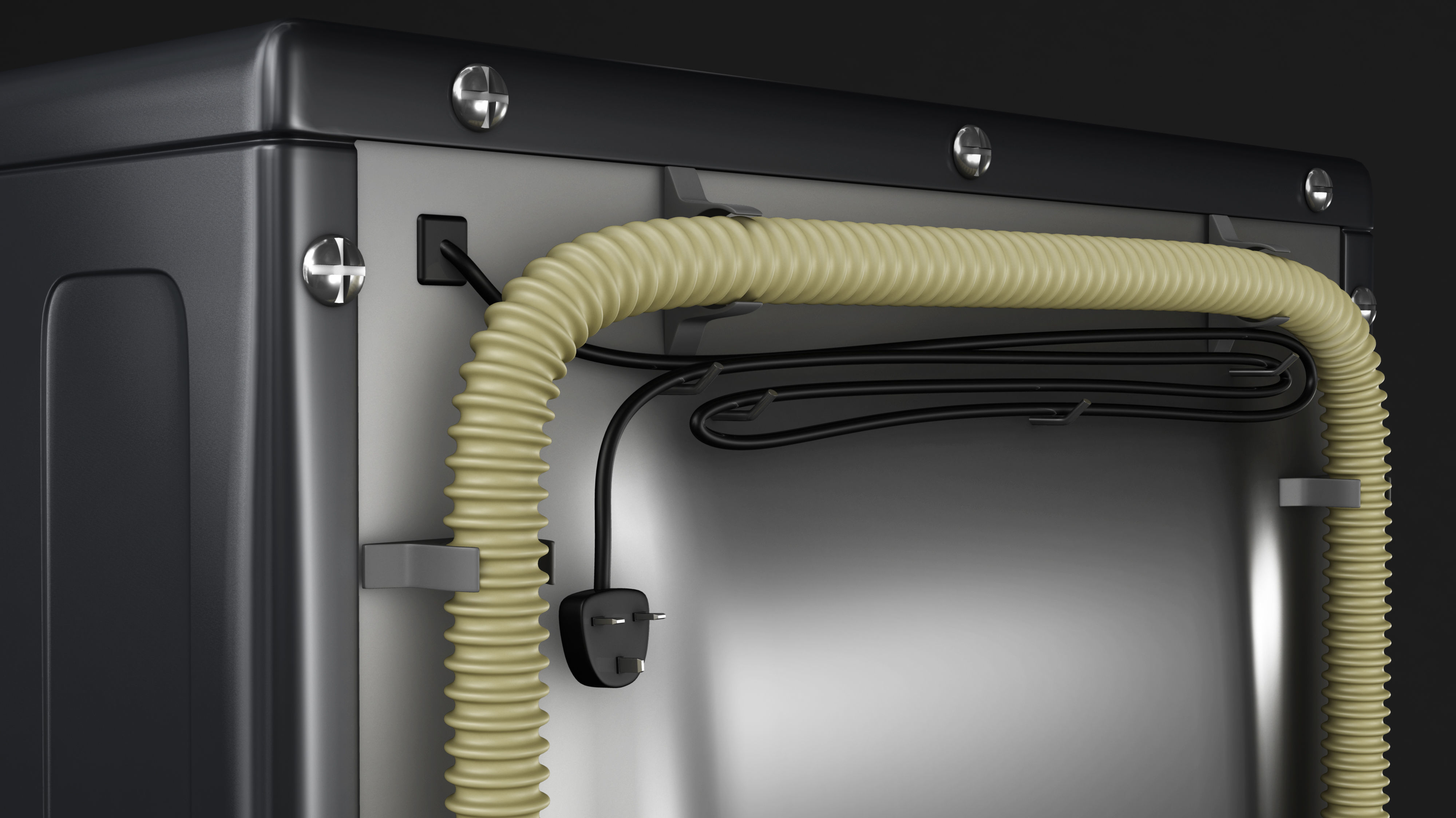 Samsung AddWash Washing Machine 3D model_9