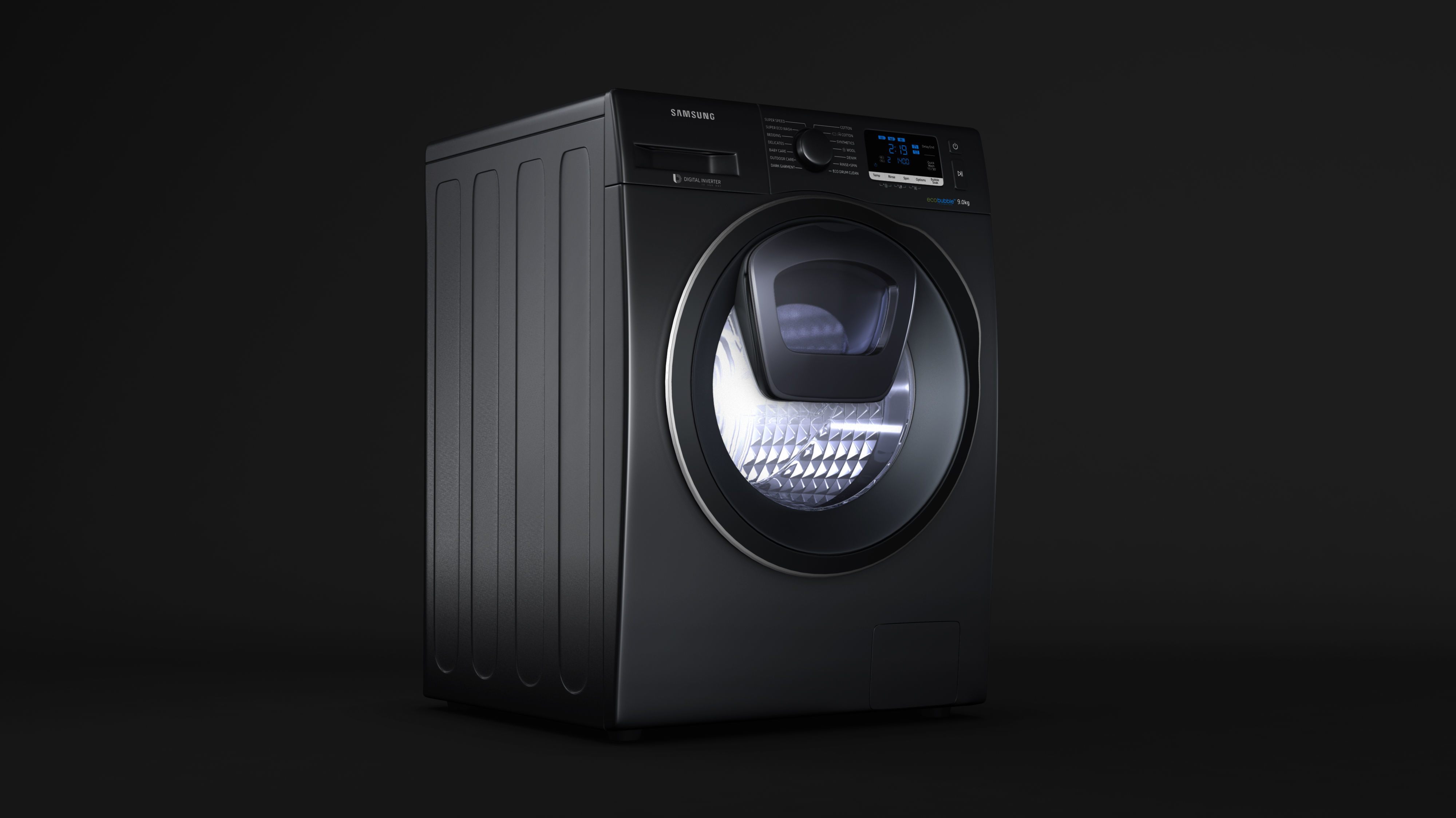 Samsung AddWash Washing Machine 3D model_1