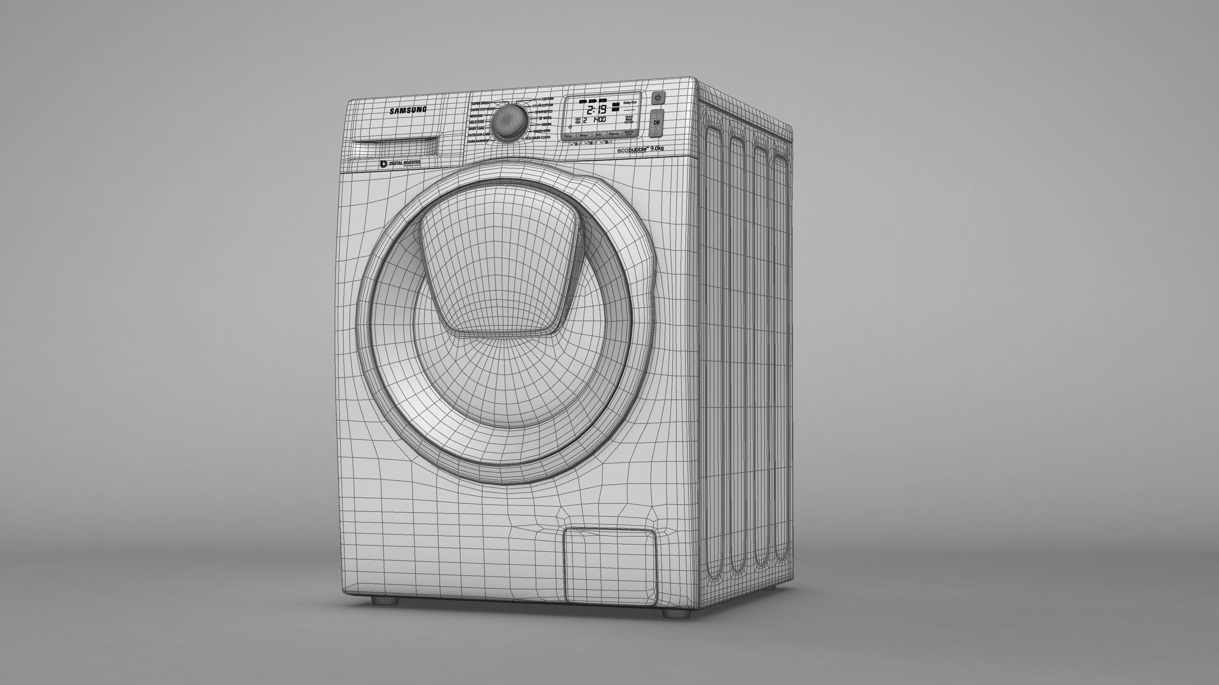 Samsung AddWash Washing Machine 3D model_21