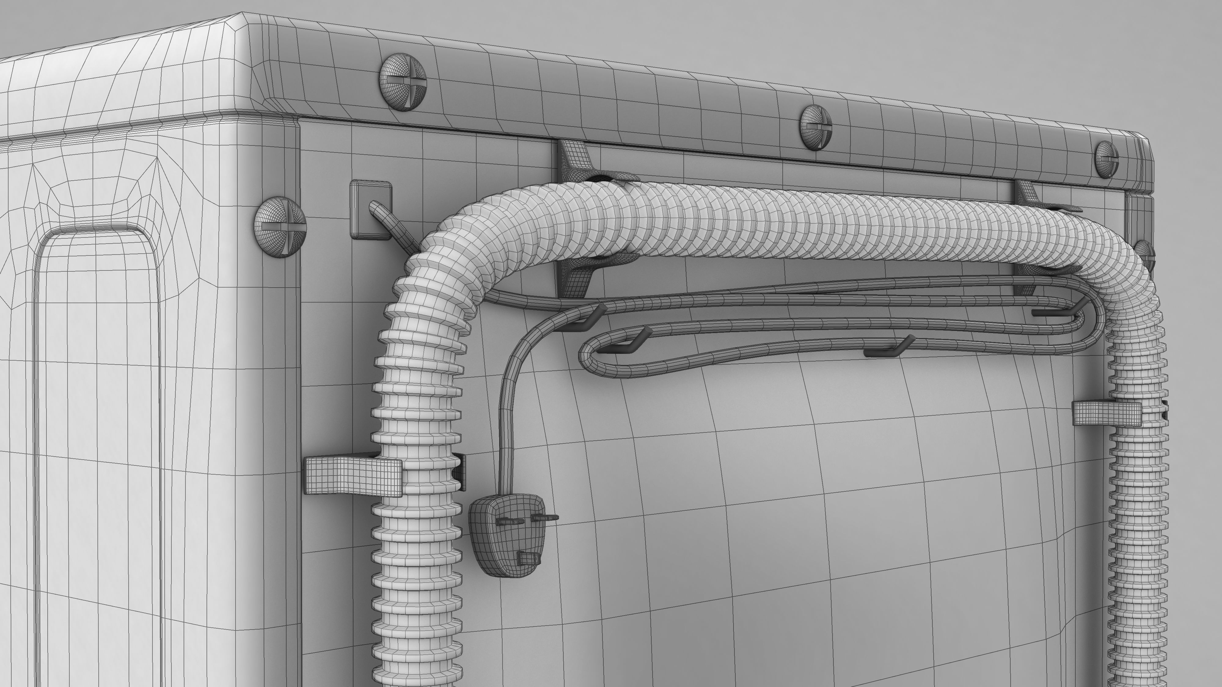 Samsung AddWash Washing Machine 3D model_27