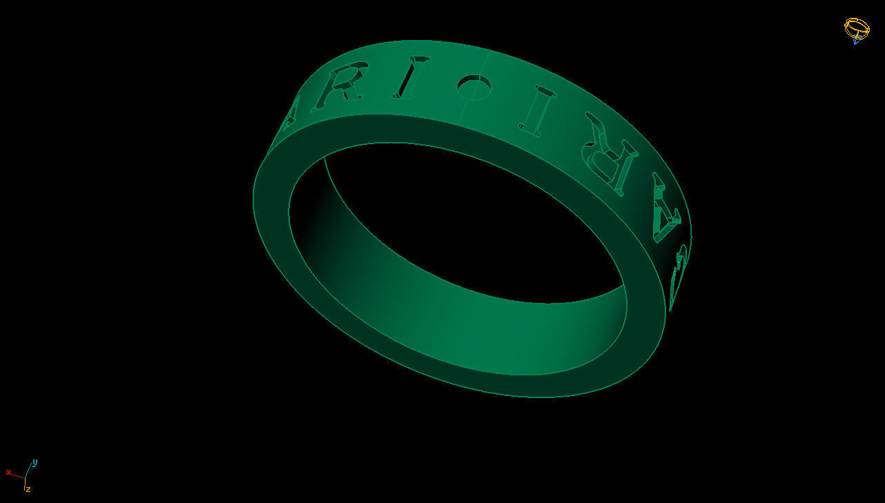 Bvlgari Ring 3D print model_5