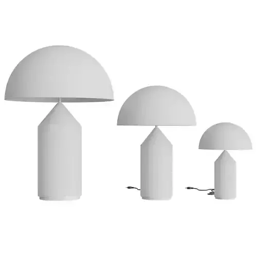 Atollo Glass Table Lamp 3D model