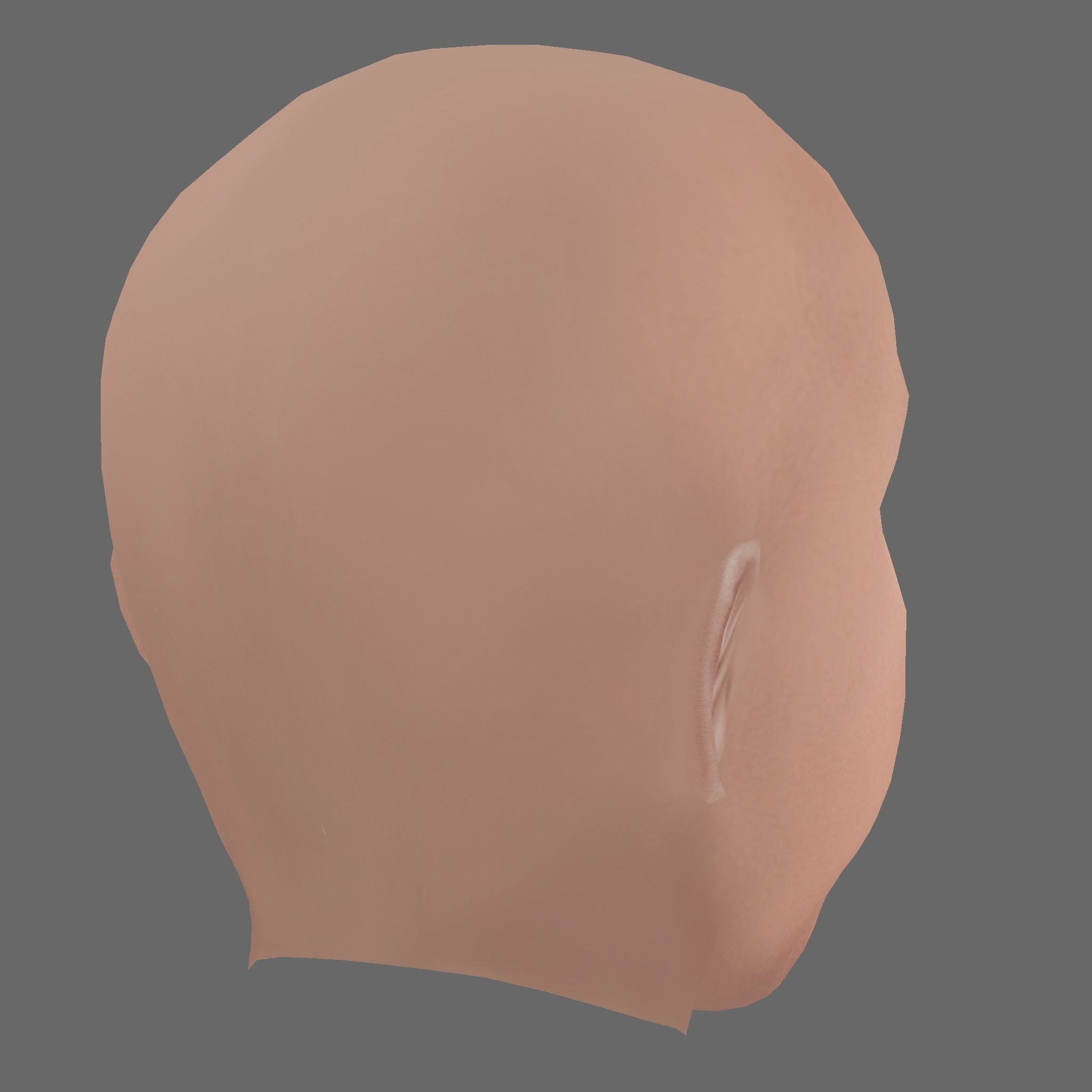 Jeff Bezos Head - Lowpoly head for game Low-poly 3D model_4