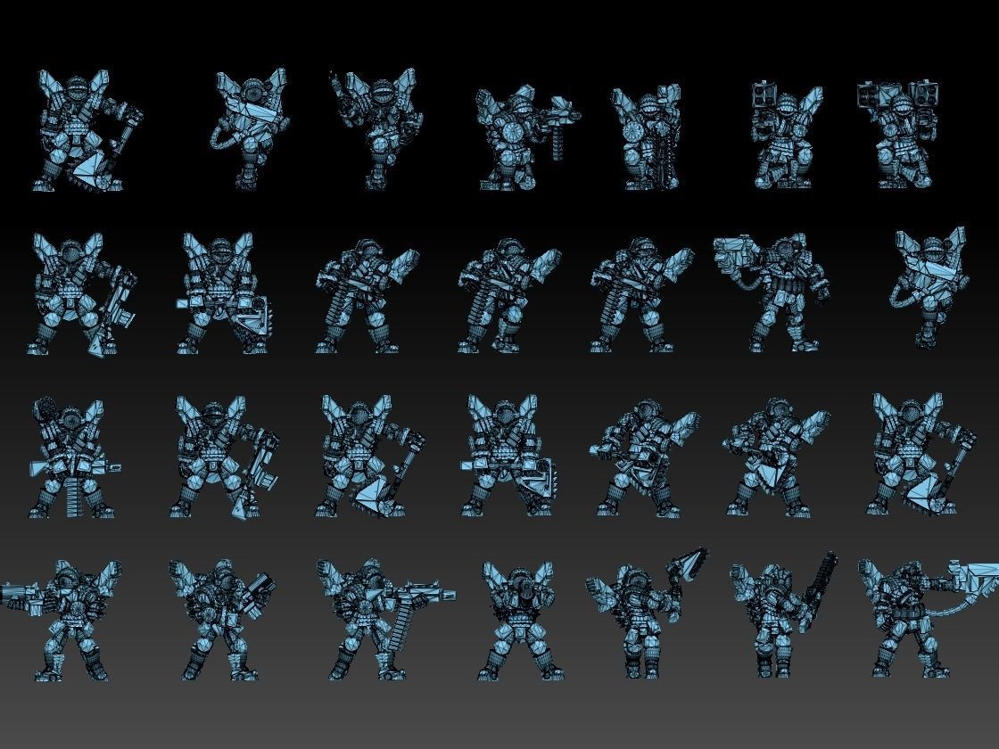 Astroknight Megapack 3D print model_13