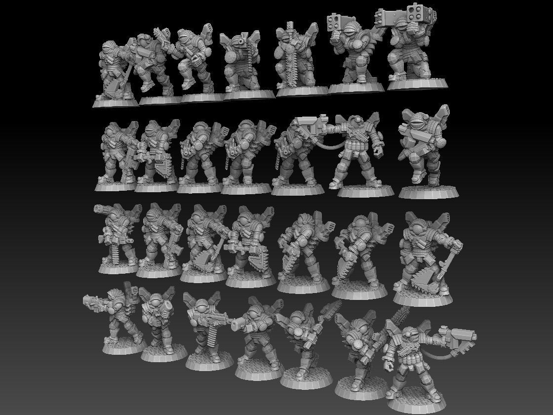 Astroknight Megapack 3D print model_3